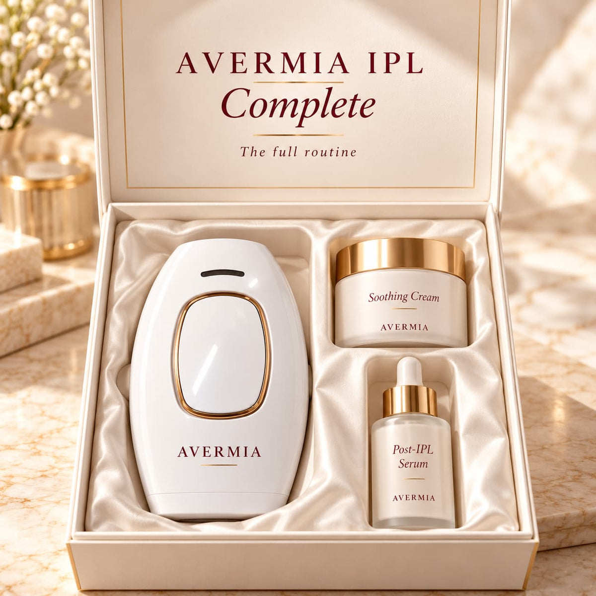 AVERMIA IPL Complete — présentation illustrative du coffret
